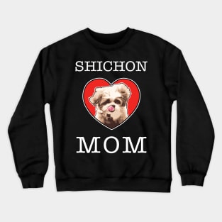 Bichon Frise Mom Crewneck Sweatshirt